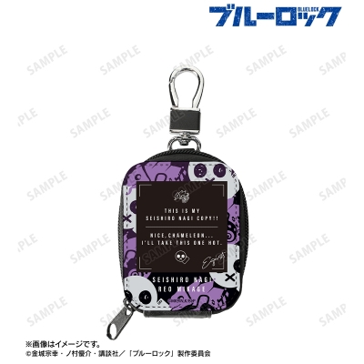 【グッズ-ポーチ】TVアニメ『ブルーロック』 凪 誠士郎&御影 玲王 モチーフ 合皮レザーミニポーチ