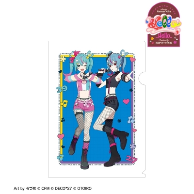 【グッズ-クリアファイル】デコミクLIVE starring 初音ミク『Hello』Produced by DECO*27 / OTOIRO デコミク LIVE練習中ver. Art by ろづ希 クリアファイル
