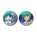 【グッズ-バッチ】遊☆戯☆王5D's 龍亞 場面写グリッター缶バッジ2個セットの画像