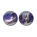 【グッズ-バッチ】遊☆戯☆王5D's 鬼柳京介 場面写グリッター缶バッジ2個セットの画像