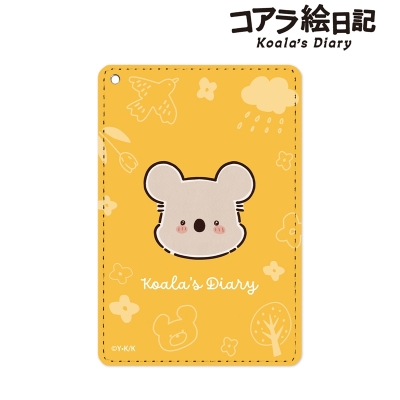 【グッズ-パスケース】アニメ「コアラ絵日記」 コアラさん 1ポケットパスケース