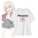 【グッズ-Tシャツ】ガールズ&パンツァー 最終章 描き下ろし デート私服ver. カチューシャ Tシャツユニセックス(サイズ/XL)の画像