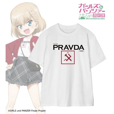 【グッズ-Tシャツ】ガールズ&パンツァー 最終章 描き下ろし デート私服ver. カチューシャ Tシャツユニセックス(サイズ/XXL)