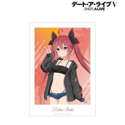 【グッズ-ポスター】アニメ「デート・ア・ライブV」 描き下ろし 五河琴里 ビーチデートver. A3マット加工ポスター