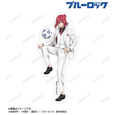 【グッズ-ステッカー】TVアニメ『ブルーロック』 描き下ろし 千切 豹馬 スーツモデルver. 第2弾 ダイカットステッカー