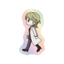 【グッズ-ステッカー】劇場版 PSYCHO-PASS サイコパス PROVIDENCE 唐之杜 志恩 ちびとこ オーロラダイカットステッカーの画像