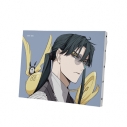【グッズ-ボード】D.Gray-man 神田ユウ&ティムキャンピー&ゴーレム カラーイラストF0号キャンバスボードの画像
