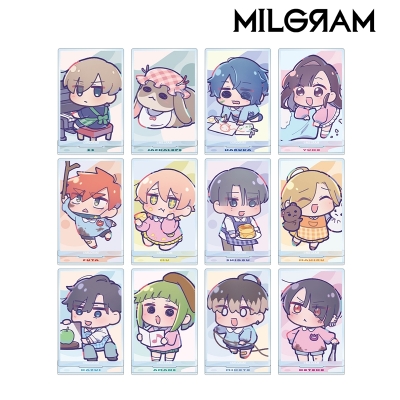 【グッズ-スタンドポップ】MILGRAM -ミルグラム- 描き下ろし ミニグラム 幼稚園ver. トレーディングアクリルスタンド