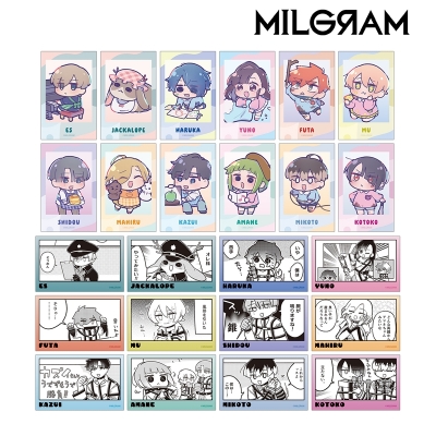【グッズ-カード】MILGRAM -ミルグラム- 描き下ろし ミニグラム 幼稚園ver. トレーディングイラストカード