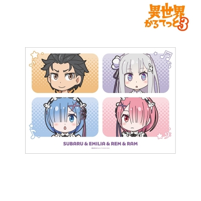 【グッズ-ポスター】異世界かるてっと3 A3マット加工ポスター ver.C