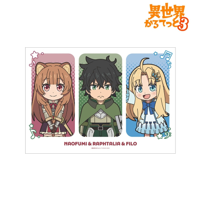 【グッズ-ポスター】異世界かるてっと3 A3マット加工ポスター ver.E
