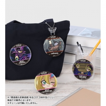 グッズ-バッチ】遊☆戯☆王デュエルモンスターズ 闇遊戯&武藤遊戯 ゆる 