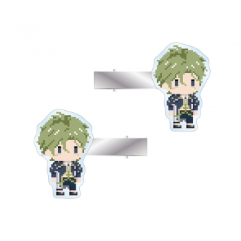 グッズ-クリップ】NU: カーニバル オリビン ドット絵 アクリルヘア 