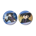【グッズ-バッチ】遊☆戯☆王デュエルモンスターズGX 万丈目準 場面写グリッター缶バッジ2個セットの画像