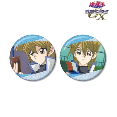 【グッズ-バッチ】遊☆戯☆王デュエルモンスターズGX 天上院明日香 場面写グリッター缶バッジ2個セット