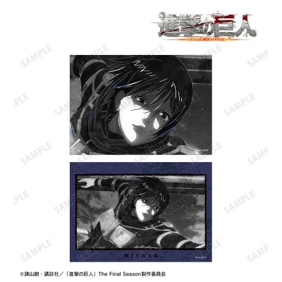 【グッズ-ブロマイド】TVアニメ『進撃の巨人』 ミカサ Ani-Art BLACK LABEL 第2弾 ブロマイド2枚セット