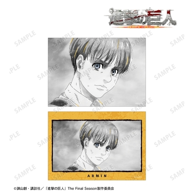 【グッズ-ブロマイド】TVアニメ『進撃の巨人』 アルミン Ani-Art BLACK LABEL 第2弾 ブロマイド2枚セット