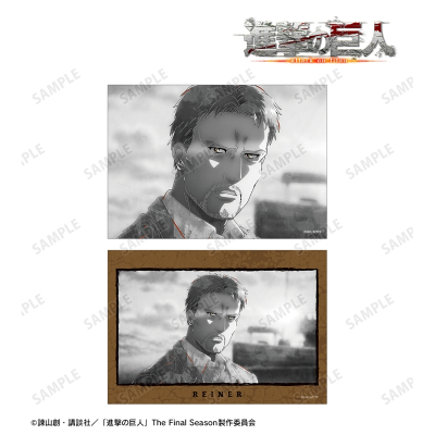 【グッズ-ブロマイド】TVアニメ『進撃の巨人』 ライナー Ani-Art BLACK LABEL 第2弾 ブロマイド2枚セット