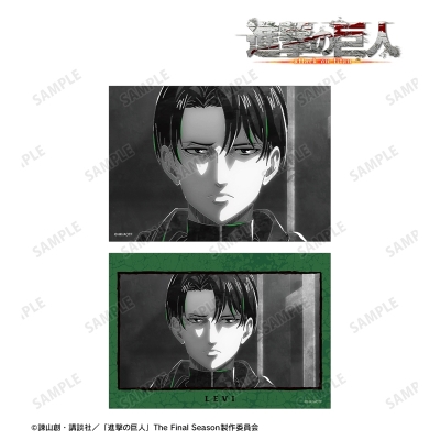 【グッズ-ブロマイド】TVアニメ『進撃の巨人』 リヴァイ Ani-Art BLACK LABEL 第2弾 ブロマイド2枚セット