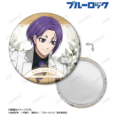 【グッズ-ミラー】TVアニメ『ブルーロック』 描き下ろし 御影 玲王 スーツモデルver. 第2弾 缶ミラー