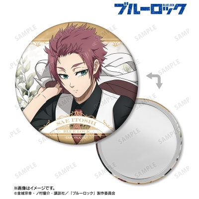 【グッズ-ミラー】TVアニメ『ブルーロック』 描き下ろし 糸師 冴 スーツモデルver. 第2弾 缶ミラー