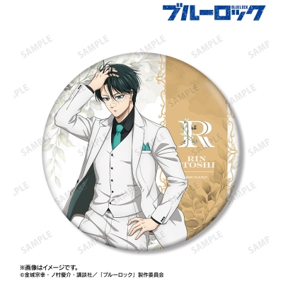 【グッズ-バッチ】TVアニメ『ブルーロック』 描き下ろし 糸師 凛 スーツモデルver. 第2弾 BIG缶バッジ