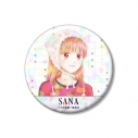 【グッズ-バッチ】こどものおもちゃ 小花美穂先生 描き下ろし 倉田紗南 令和ファッションver. 75mmホログラム缶バッジの画像