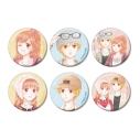 【グッズ-バッチ】こどものおもちゃ 小花美穂先生 描き下ろし 時代ファッションver. トレーディンググリッター缶バッジ【特典付】の画像