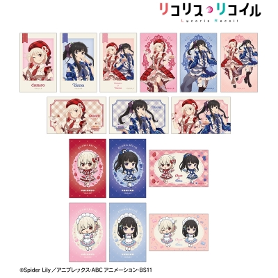 【グッズ-カード】TVアニメ「リコリス・リコイル」 描き下ろし&ちびキャラ スイーツ衣装/メルヘンメイドver. トレーディングイラストカード