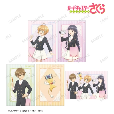 【グッズ-ポストカード】カードキャプターさくら クリアカード編 描き下ろし みんなで旅行ver. ポストカード5枚セット