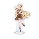 【グッズ-スタンドポップ】きんいろモザイク 原悠衣先生 描き下ろし 九条カレン アイドル風衣装ver. 特大アクリルスタンド【アニメイト先行販売】の画像