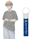 【グッズ-キーホルダー】TVアニメ『ダイヤのA actⅡ -Second Season-』 描き下ろし 御幸一也 私服ver. 着用キーリング付き合皮キーホルダーの画像