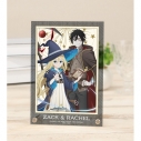 【グッズ-置きもの】殺戮の天使 描き下ろし ザック&レイチェル 魔法使いver. A5アクリルパネルの画像