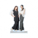 【グッズ-スタンドポップ】涼子と静とおビールさん 白石涼子&伊藤静 BIGアクリルスタンド vol.2 ver.Cの画像