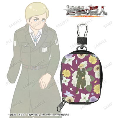 【グッズ-ポーチ】TVアニメ『進撃の巨人』 エルヴィン Botania 第4弾 合皮レザーミニポーチ