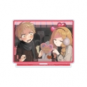 【グッズ-スタンドポップ】好きな子がめがねを忘れた 小村楓&三重あい カラーイラスト BIGアクリルスタンド ver.Aの画像