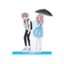 【グッズ-スタンドポップ】好きな子がめがねを忘れた 小村楓&三重あい カラーイラスト BIGアクリルスタンド ver.Hの画像