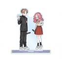 【グッズ-スタンドポップ】好きな子がめがねを忘れた 小村楓&三重あい カラーイラスト BIGアクリルスタンド ver.Iの画像