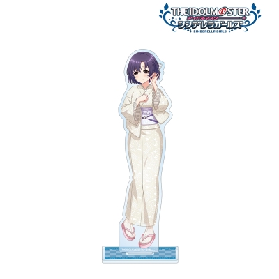 【グッズ-スタンドポップ】アイドルマスター シンデレラガールズ 描き下ろし 白菊ほたる レース着物ver. BIGアクリルスタンド