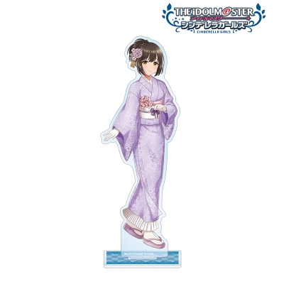 【グッズ-スタンドポップ】アイドルマスター シンデレラガールズ 描き下ろし 鷹富士茄子 レース着物ver. BIGアクリルスタンド