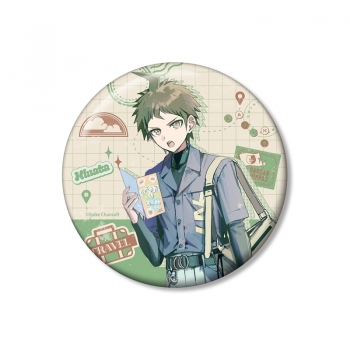 グッズ-バッチ】ダンガンロンパシリーズ 緜さんイラスト 日向創 私服で 