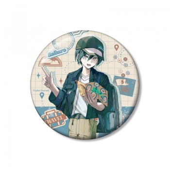 グッズ-バッチ】ダンガンロンパシリーズ 緜さんイラスト 最原終一 私服 