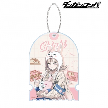 グッズ-キーホルダー】ダンガンロンパシリーズ 緜さんイラスト 七海 ダンガンロンパ 七海千秋 アクリルスタンドキーホルダー Nuidri!!