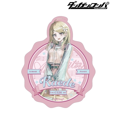 【グッズ-ステッカー】ダンガンロンパシリーズ 緜さんイラスト 赤松楓 私服で旅行ver. ダイカットステッカー