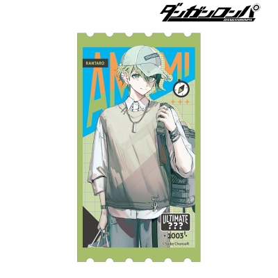 【グッズ-ステッカー】ダンガンロンパシリーズ 緜さんイラスト 天海蘭太郎 私服で旅行ver. ダイカットステッカー