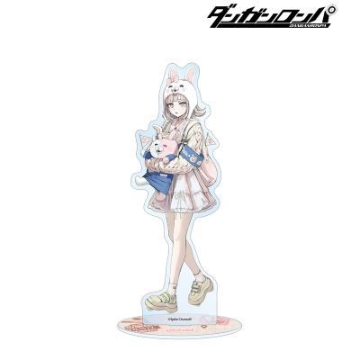 【グッズ-スタンドポップ】ダンガンロンパシリーズ 緜さんイラスト 七海千秋 私服で旅行ver. BIGアクリルスタンド