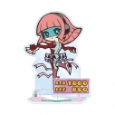 【グッズ-スタンドポップ】遊☆戯☆王デュエルモンスターズGX サイバー・チュチュ トゥーン・ワールド テイストデフォルメ パーツ付きBIGアクリルスタンドの画像