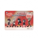 【グッズ-パスケース】ガールズバンドクライ トゲナシトゲアリ ちびとこ 1ポケットパスケースの画像