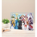 【グッズ-置きもの】ソードアート・オンライン 描き下ろし 集合 歩みver. A4アクリルパネルの画像