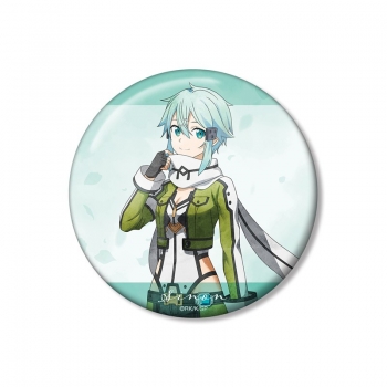 グッズ-バッチ】ソードアート・オンライン 描き下ろし シノン 歩みver 